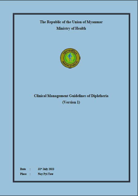 Clinical Management Guidelines of Diphtheria