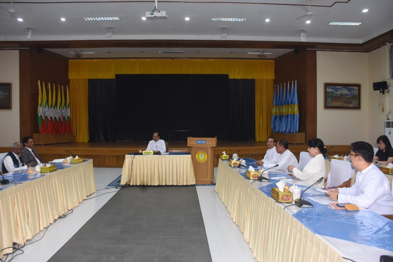 ကျန်းမာရေးဝန်ကြီးဌာန၊ ပြည်ထောင်စုဝန်ကြီး ဒေါက်တာသက်ခိုင်ဝင်းမှ ကမ္ဘာ့ကျန်းမာရေးအဖွဲ့ (WHO)မှ ဌာနေကိုယ်စားလှယ် Mr. Thushara Fernando အားလက်ခံတွေ့ဆုံ